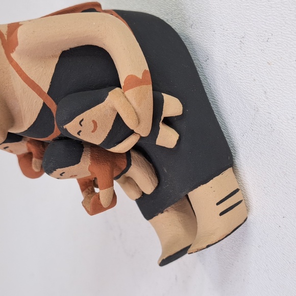 Storyteller 3 Kids Pottery Vintage 90's Jemez Pueblo, New Mexico - Picture 10 of 15